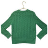 Brooks Brothers Green Cotton Cable-Knit Sweater - Size S 8