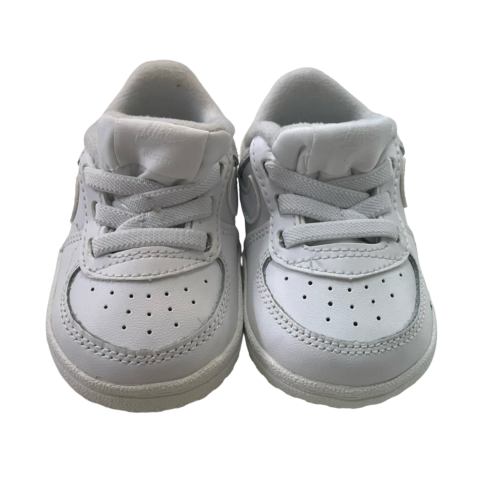 Nike White Soft-Sole Sneakers - Size 3C