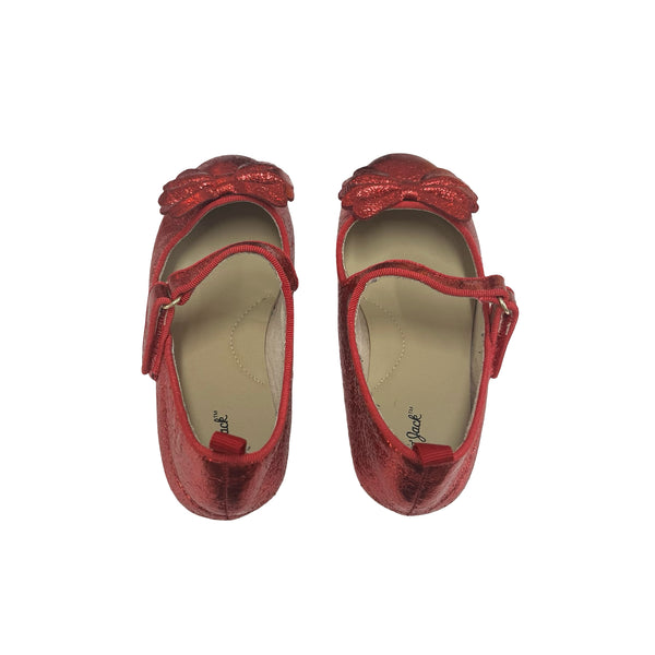 Cat & Jack Red Metallic Mary Jane Shoes - Size 11