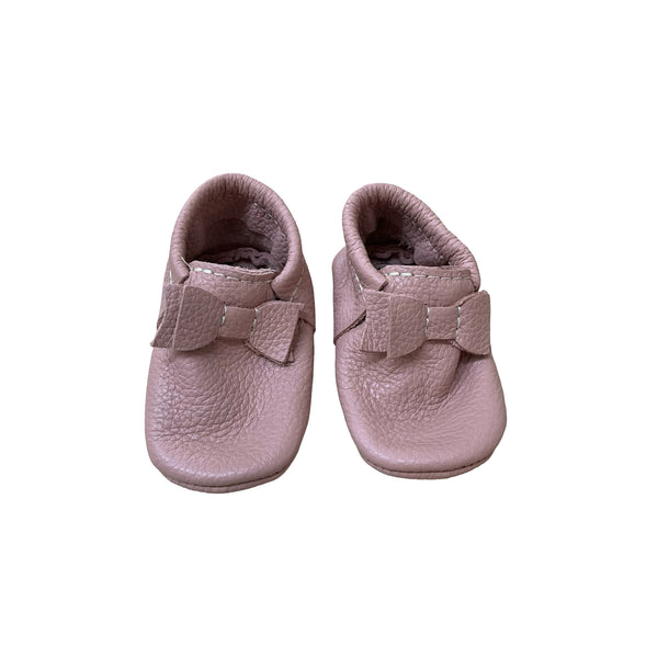 Freshly Picked Blush Leather Soft-Sole Shoes - Size 3