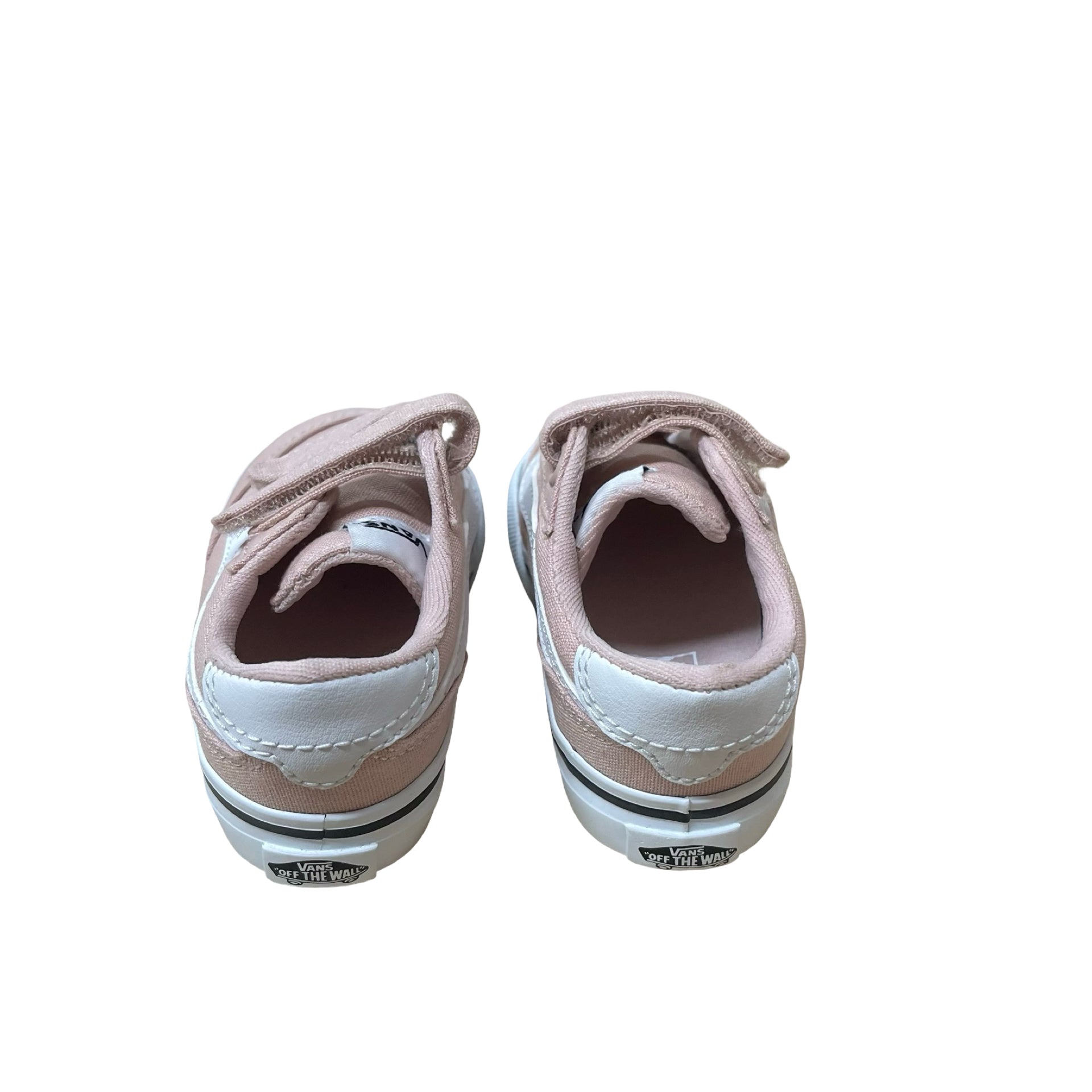 Vans Dusty Pink Velcro Sneakers - Size 6