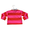 Crewcuts Red & Bright Pink Striped Rugby Shirt - Size XS 4-5