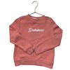 Janie and Jack Peach 'Summer' Sweatshirt - Size 6