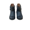 Geox Gray & Silver Heart Ankle Boots - Size 6.5