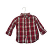 Hatley Red Plaid Reindeer Button Down - Size 3