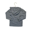 Adidas Gray & Pastel Ombre Logo Hooded Shirt - Size 3