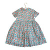 Jacadi White, Teal, Pink, Blue Floral Dress - Size 8A