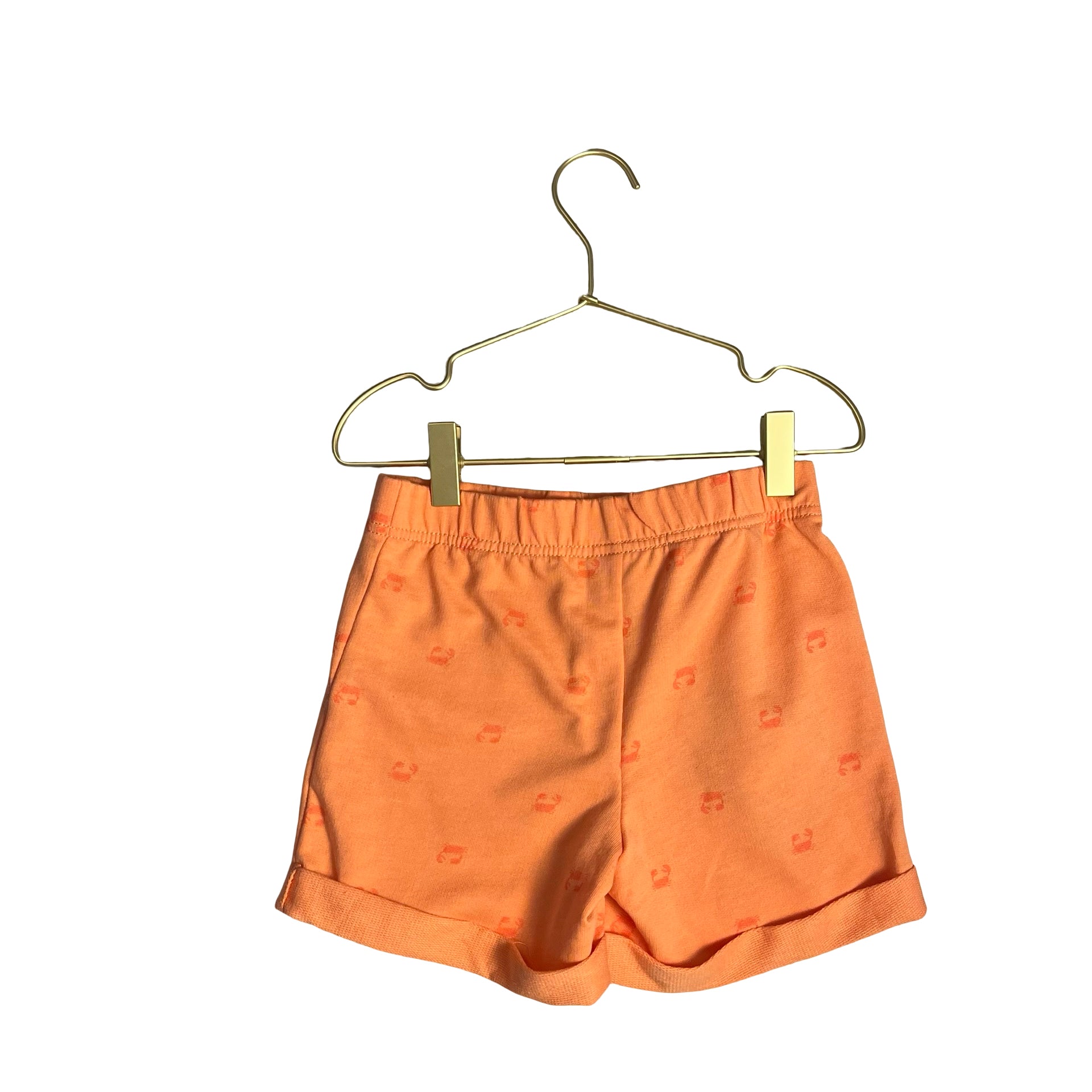 Carter's Orange Crab Print Shorts - Size 5T