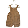 Les Gamins Peach 100% Linen Shortalls - Size 2-3
