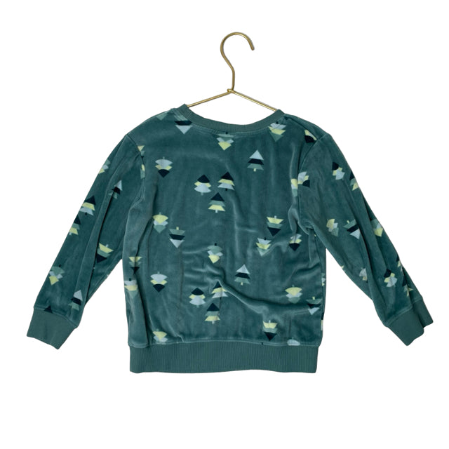Cat & Jack Green Velour Christmas Tree Shirt - Size 5T