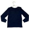 H&M Navy Santa & Elf Flip Sequin Shirt - Size 6-7