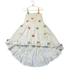 Lola & The Boys Butterfly Patch Hi-Lo Dress - Size 6