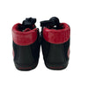 Geox Black Suede & Red Metallic Heart High Top Sneakers in Box - Size 8 (24)