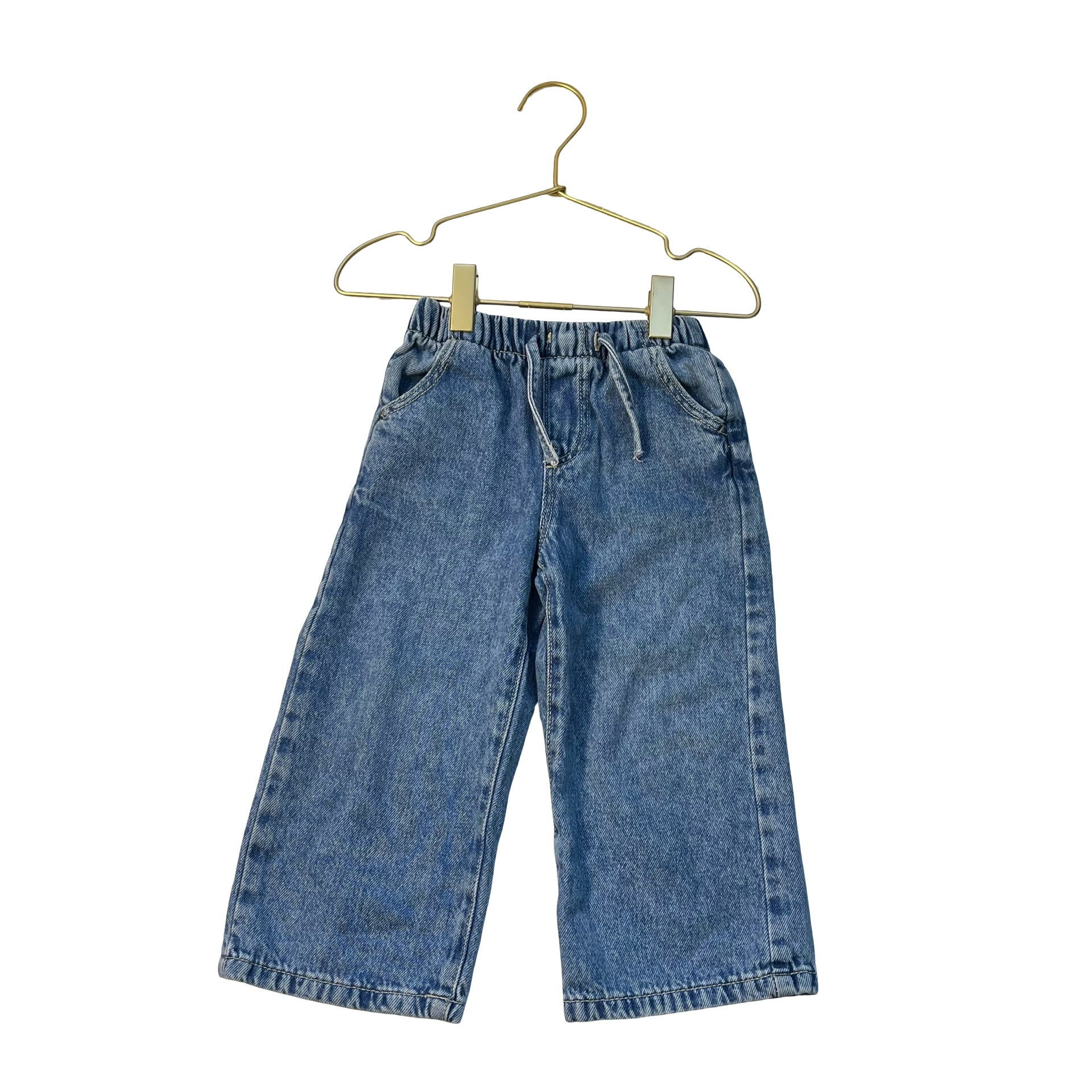 Zara Denim Wide-Leg Jeans - Size 3
