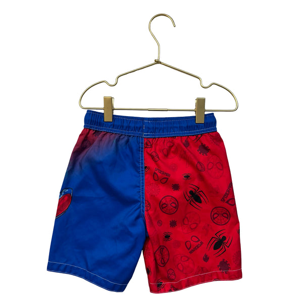 Marvel Spider-Man Red & Blue Swim Shorts - Size 5-6