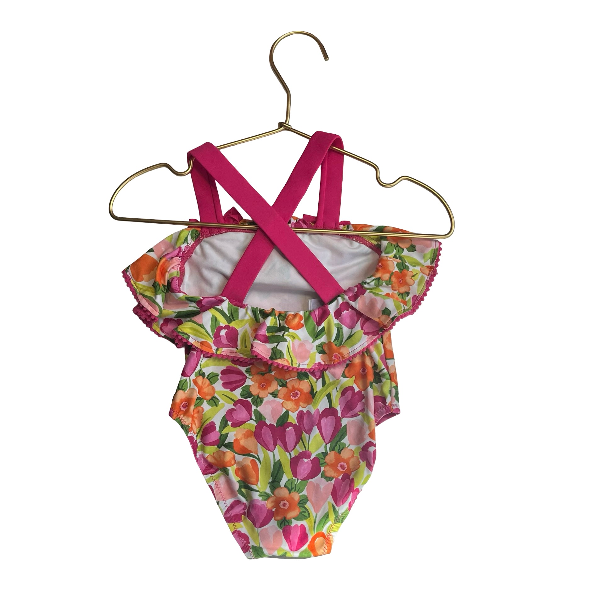 Mayoral Floral Swim Suit - Size 18 Mo
