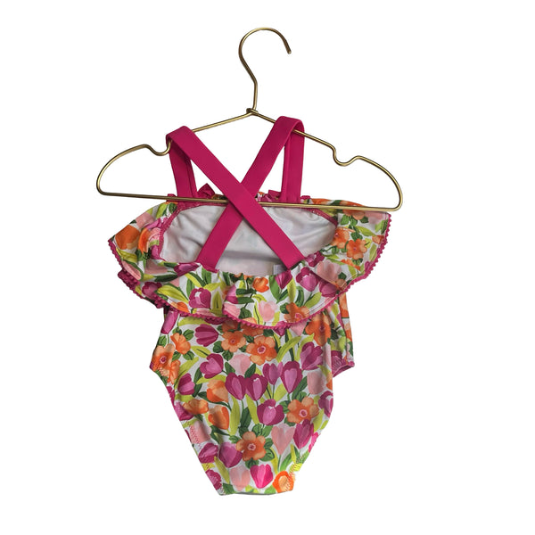 Mayoral Floral Swim Suit - Size 18 Mo