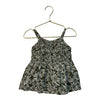 Baby Gap Olive Green Flower Print Top - Size 2