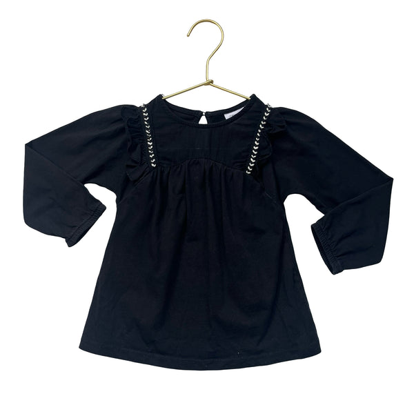 Zara Black Top - Size 18-24 Mo