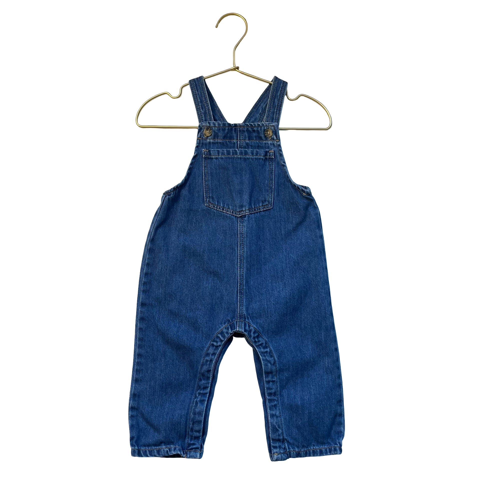 Zara Denim Overalls - Size 9-12 Mo