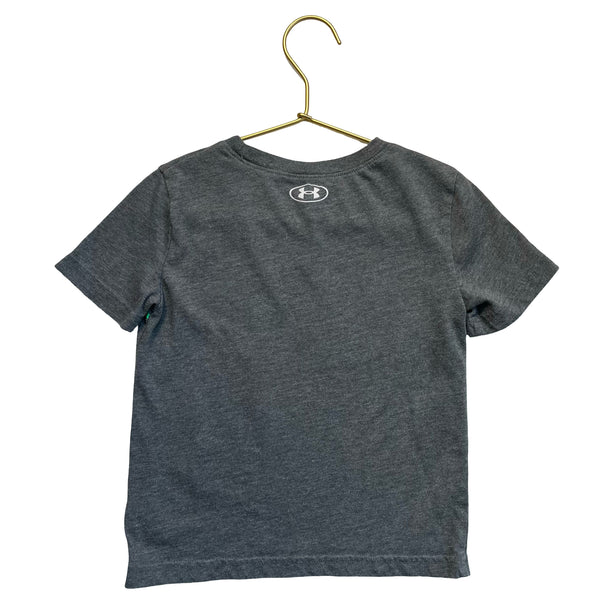 Under Armour Gray & Orange, Yellow, Green Logo T-Shirt - Size 4T