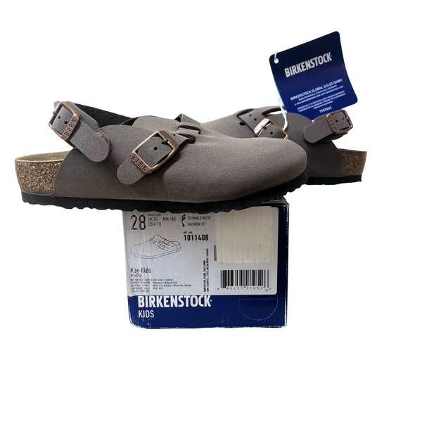 Birkenstock Mocha Kay Shoes New with Tags in Box - Size 28 (10K)