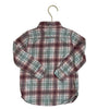 Janie and Jack Green, Pink, Plum Plaid Brushed Cotton Button Down - Size 2T