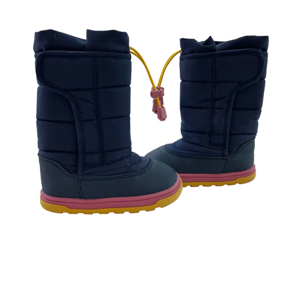 Ten Little Thinsulate Navy Winter Boots - Size 6M