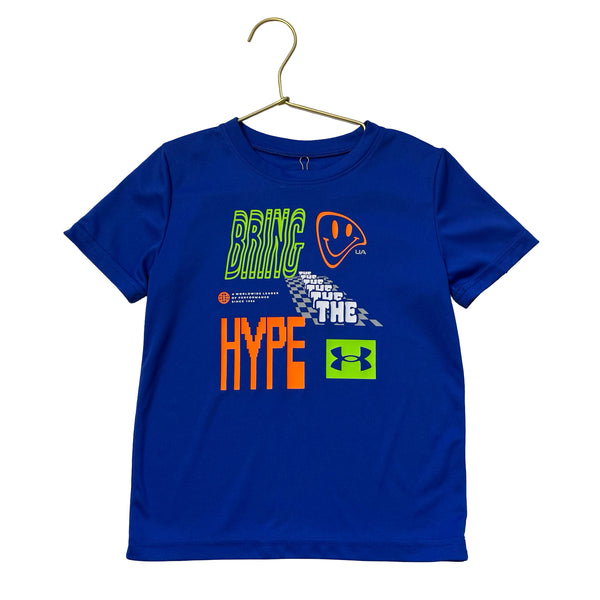 Under Armour Blue 'Bring The Hype' Athletic T-Shirt - Size 5