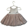 Pippa & Julie Peach Leopard Tulle Dress - Size 12 Mo