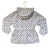 Monnalisa White & Red Cherry Print Windbreaker Jacket - Size 5
