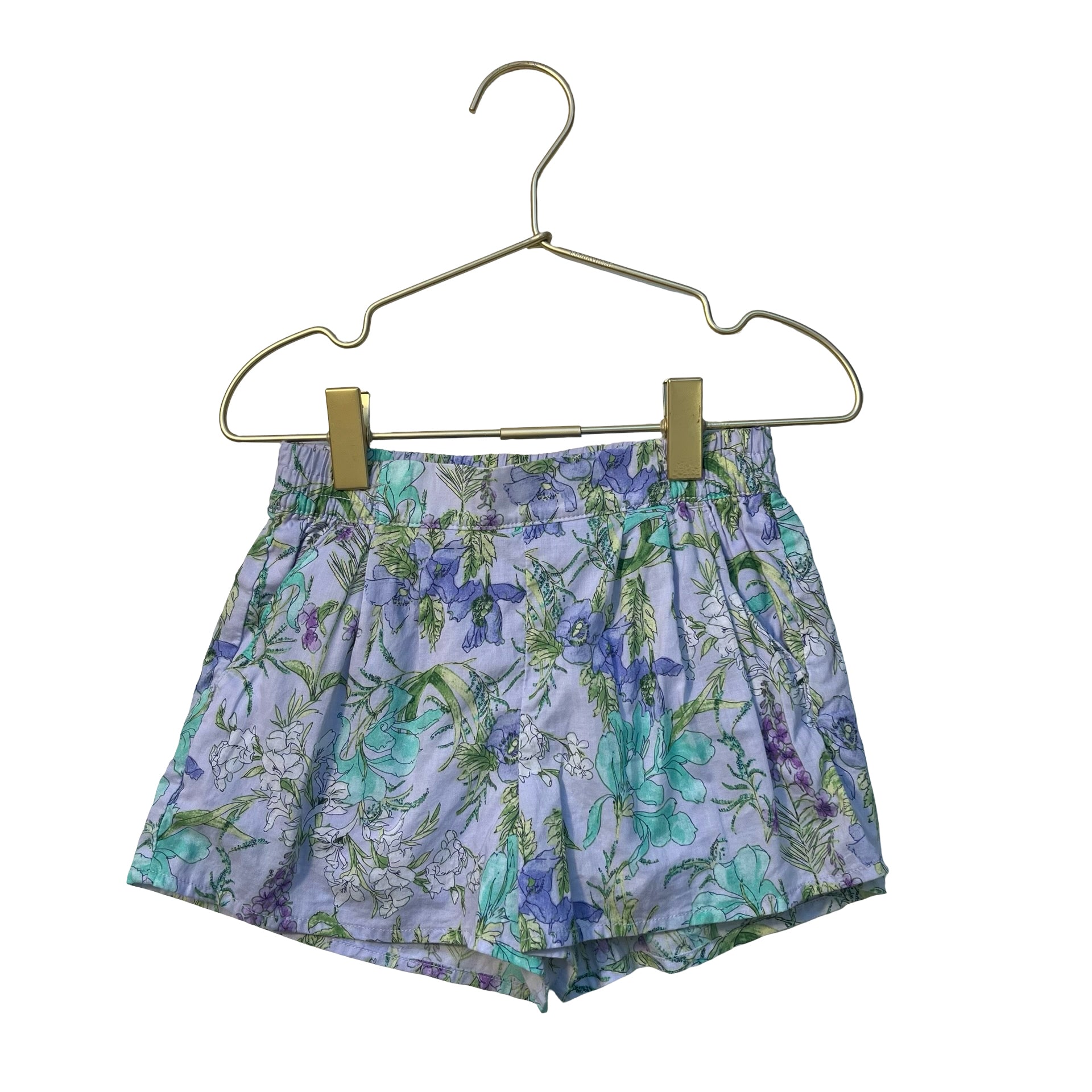 Janie and Jack Lavender Floral Shorts - Size 2T