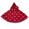 Petit Bateau Red Polka Dot Rain Poncho - Size 12-18 Mo Estimated