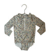 Carter's Little Planet Ivory Floral Swim Suit - Size 12 Mo