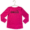 Adidas Hot Pink Soccer 'Goals' Athletic Shirt - Size 6