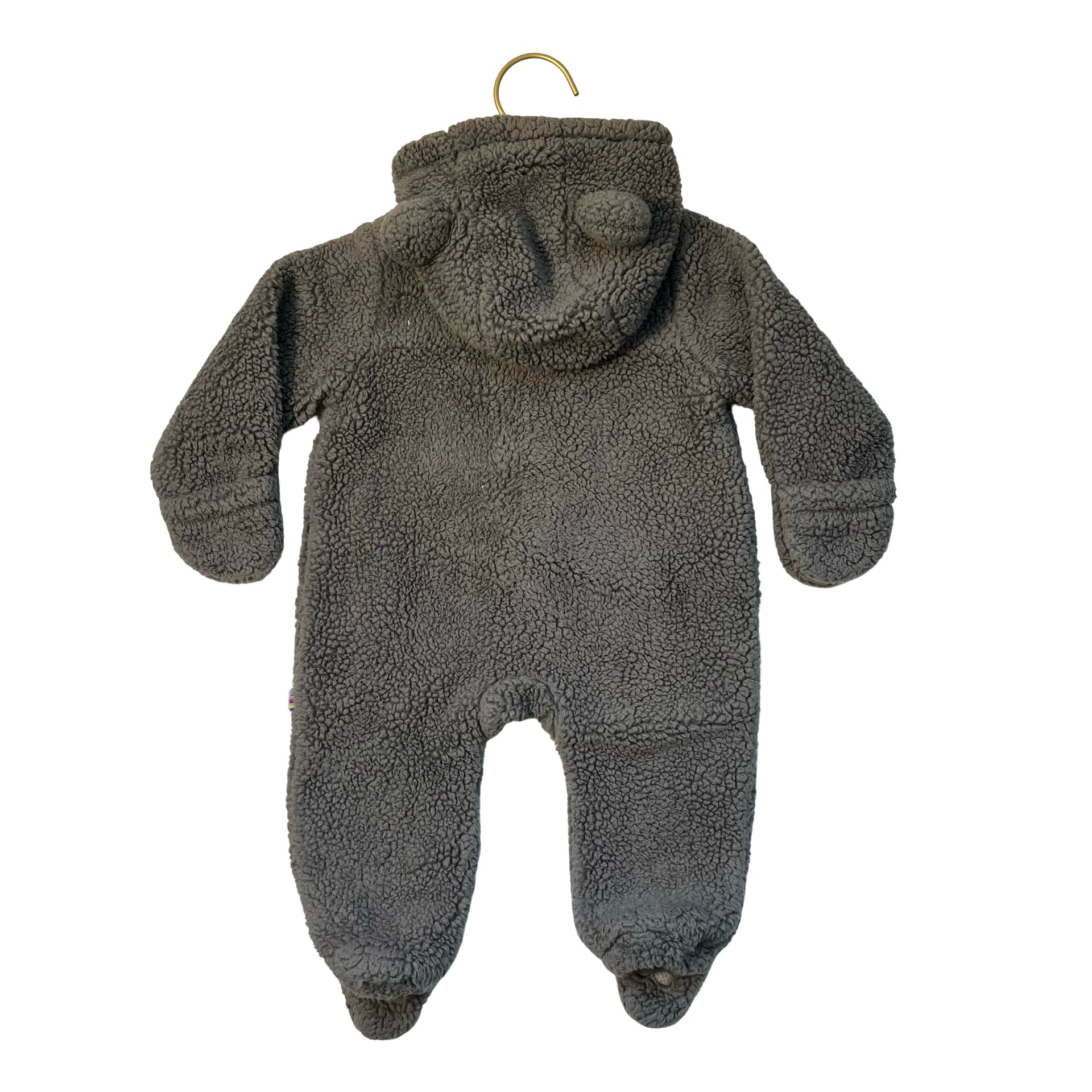 Magnetic Me Gray Sherpa Bunting - Size 0-3 Mo