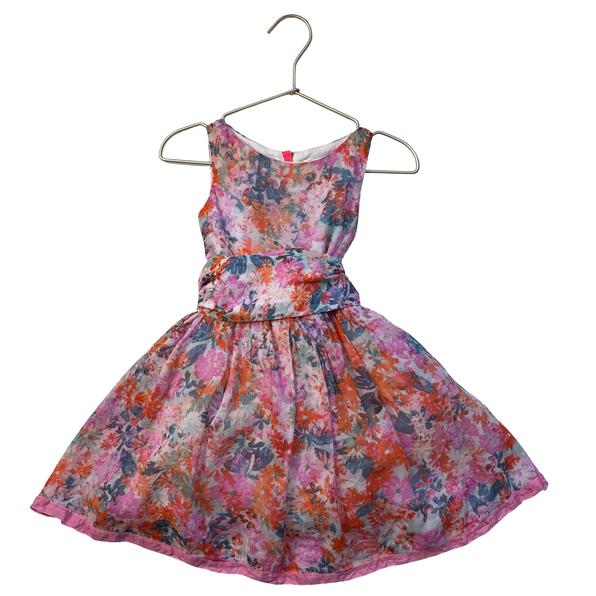 Crewcuts Floral Dress & Sash - Size 3