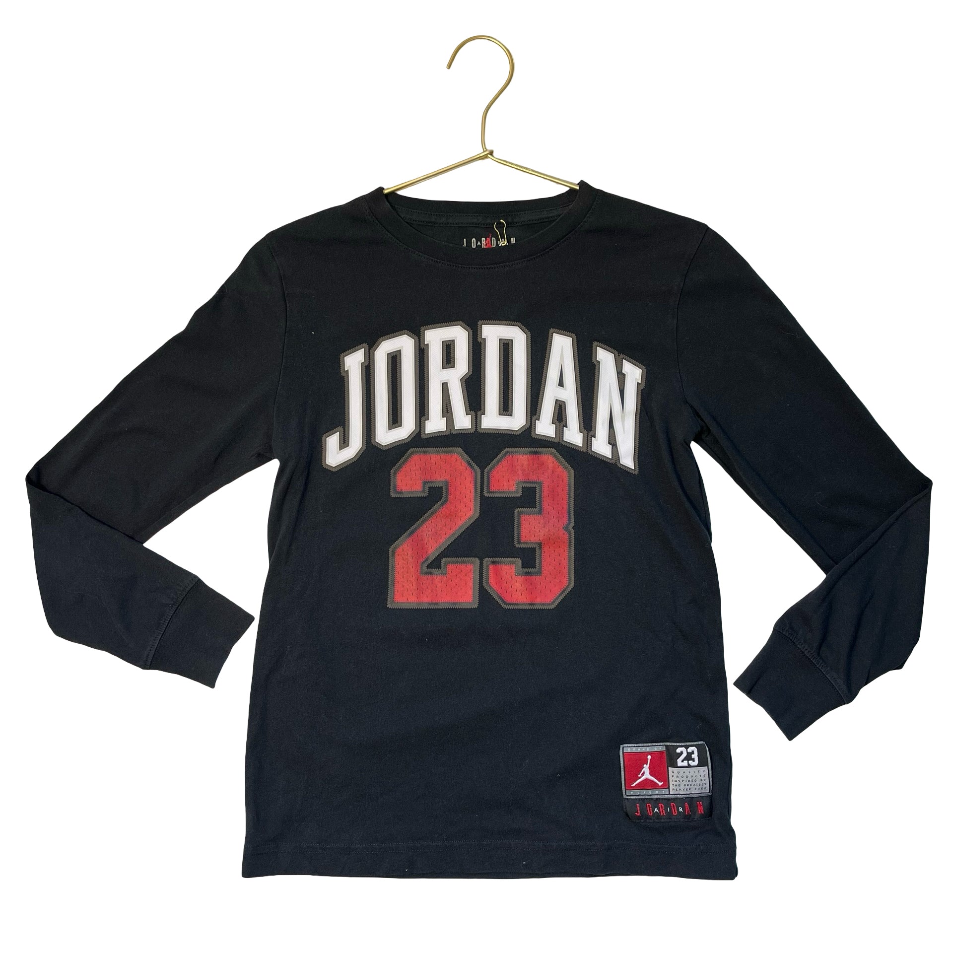 Nike Air Jordan Black 'Jordan 23' Graphic Shirt - Size M 10-12