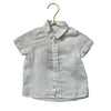 Tartine et Chocolat White 100% Linen Button Down - Size 1A