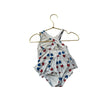 Monica + Andy Ivory, Red & Blue Popsicle Swimsuit - Size 12-18 Months