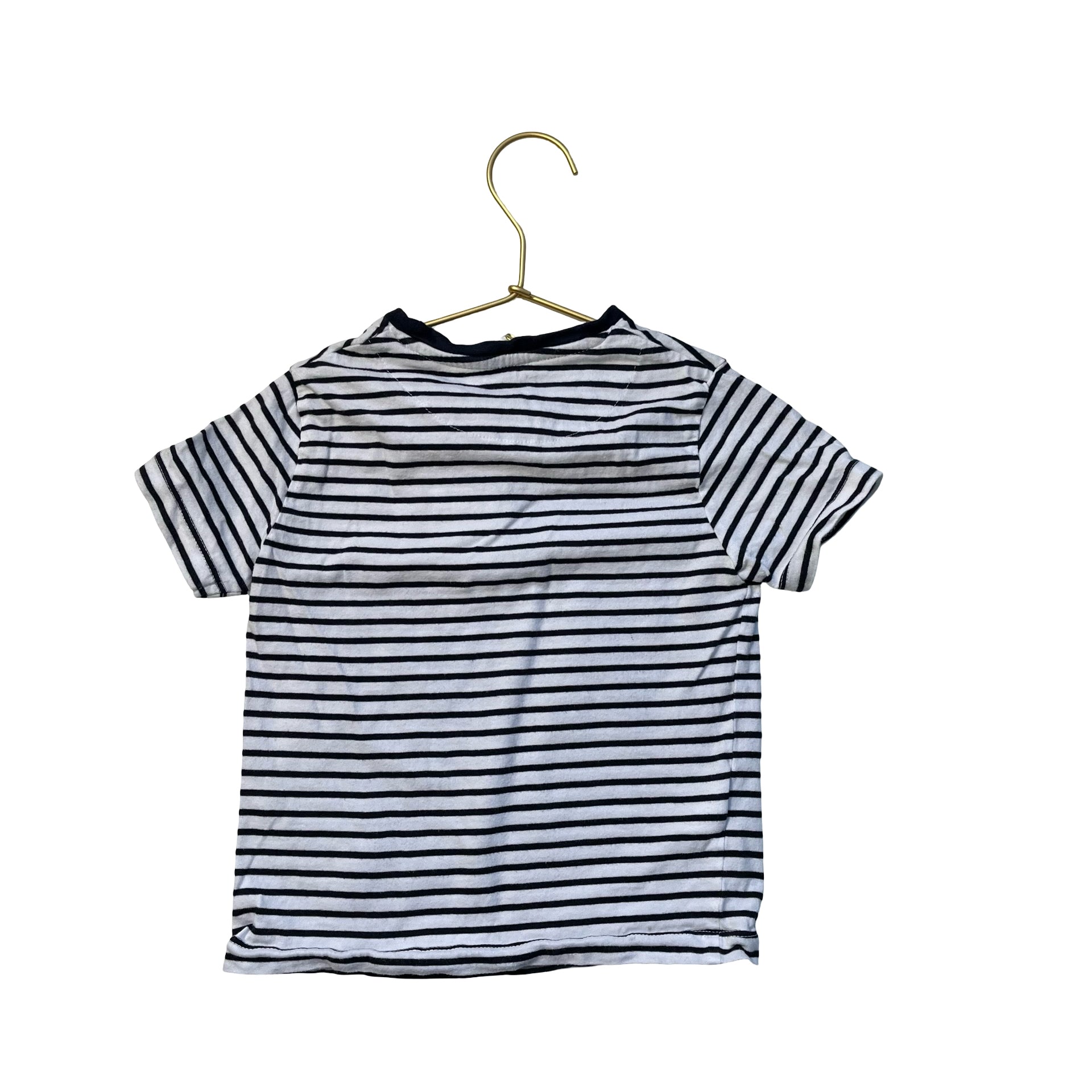 Mayoral Navy & White Striped 'Captain' Tee - Size 2
