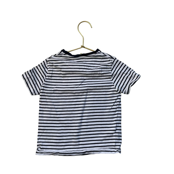Mayoral Navy & White Striped 'Captain' Tee - Size 2