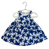 Hanna Andersson White & Blue Star Print Dress - Size 18-24 Mo