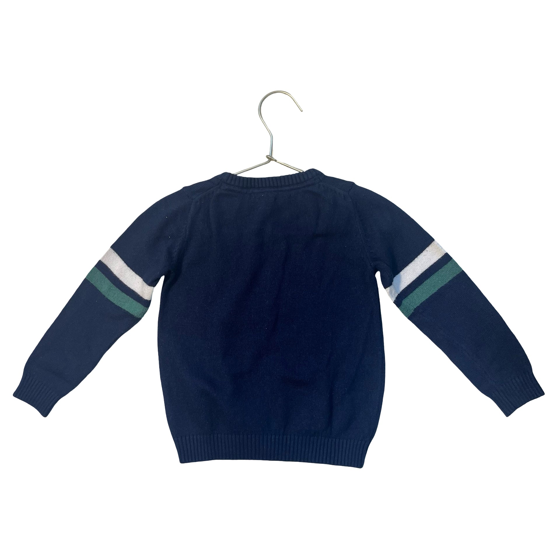 Janie and Jack Navy Dinosaur Sweater - Size 2T