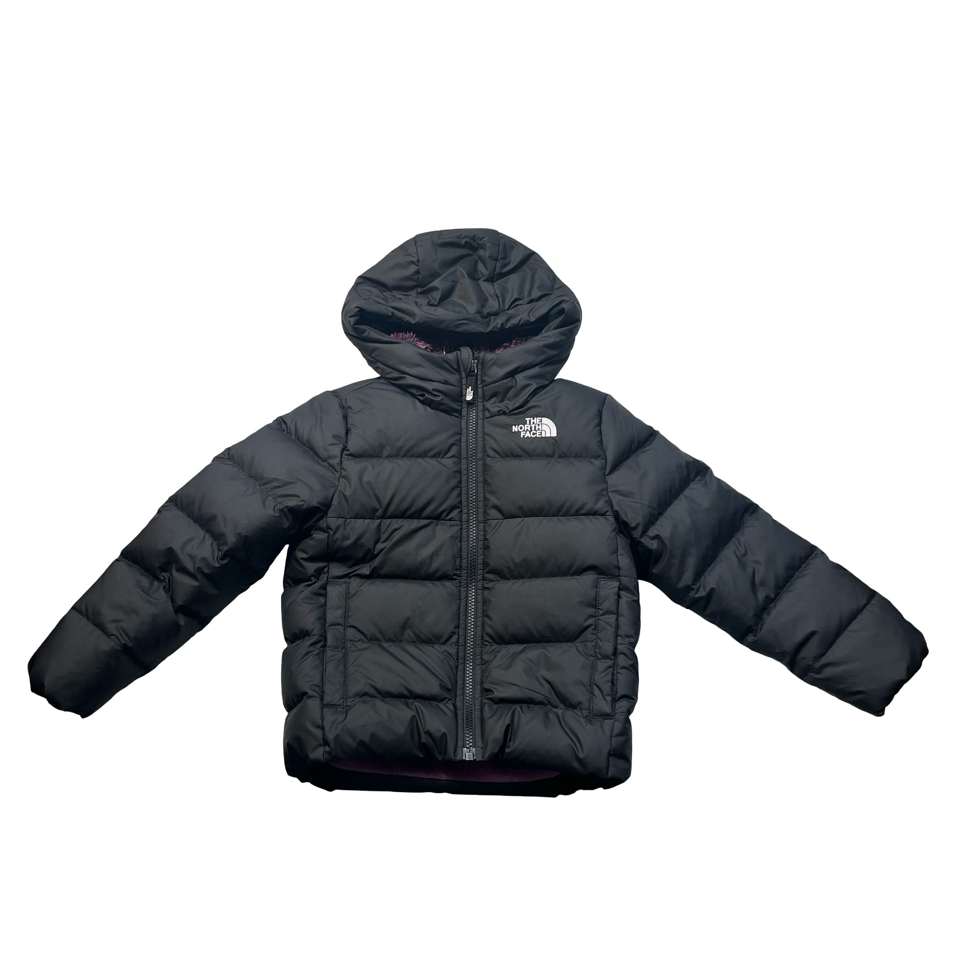 North Face Fleece-Lined Black Puffer Jacket - Size XXS 5