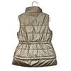 Imoga Tan Raindrop Print Puffer Vest - Size 8