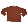 Zara Brown & Red Striped Shirt - Size 4-5