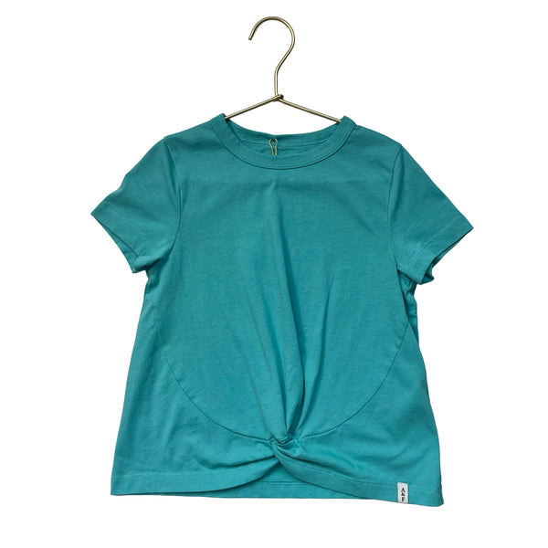 Abercrombie Kids Teal Twist-Front T-Shirt - Size 5-6