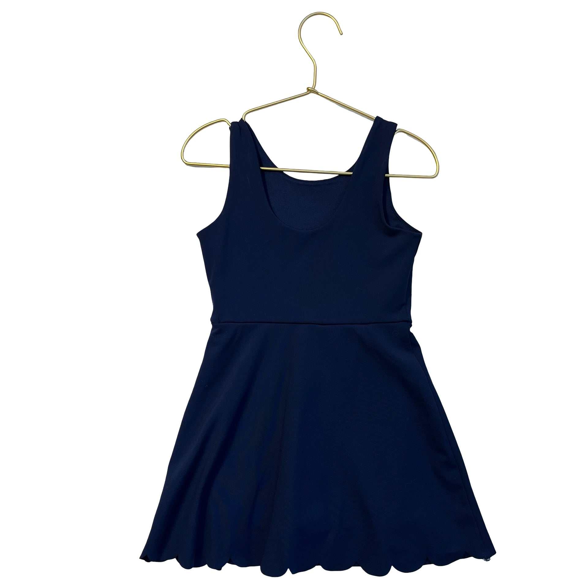 Crewcuts Active Navy Scalloped Skort Dress - Size 4