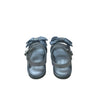 Mini Melissa Silver Bow Sandals - Size 5